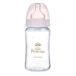 CANPOL BABIES Lahev se širokým hrdlem ROYAL BABY růžová