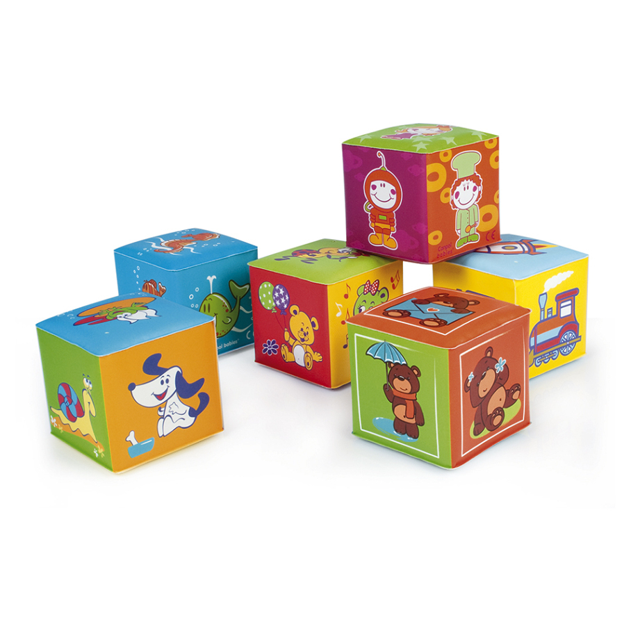 CANPOL BABIES Měkké kostky 6 ks