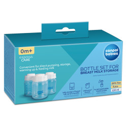 CANPOL BABIES Sada lahví na skladování mléka 3 x 120 ml