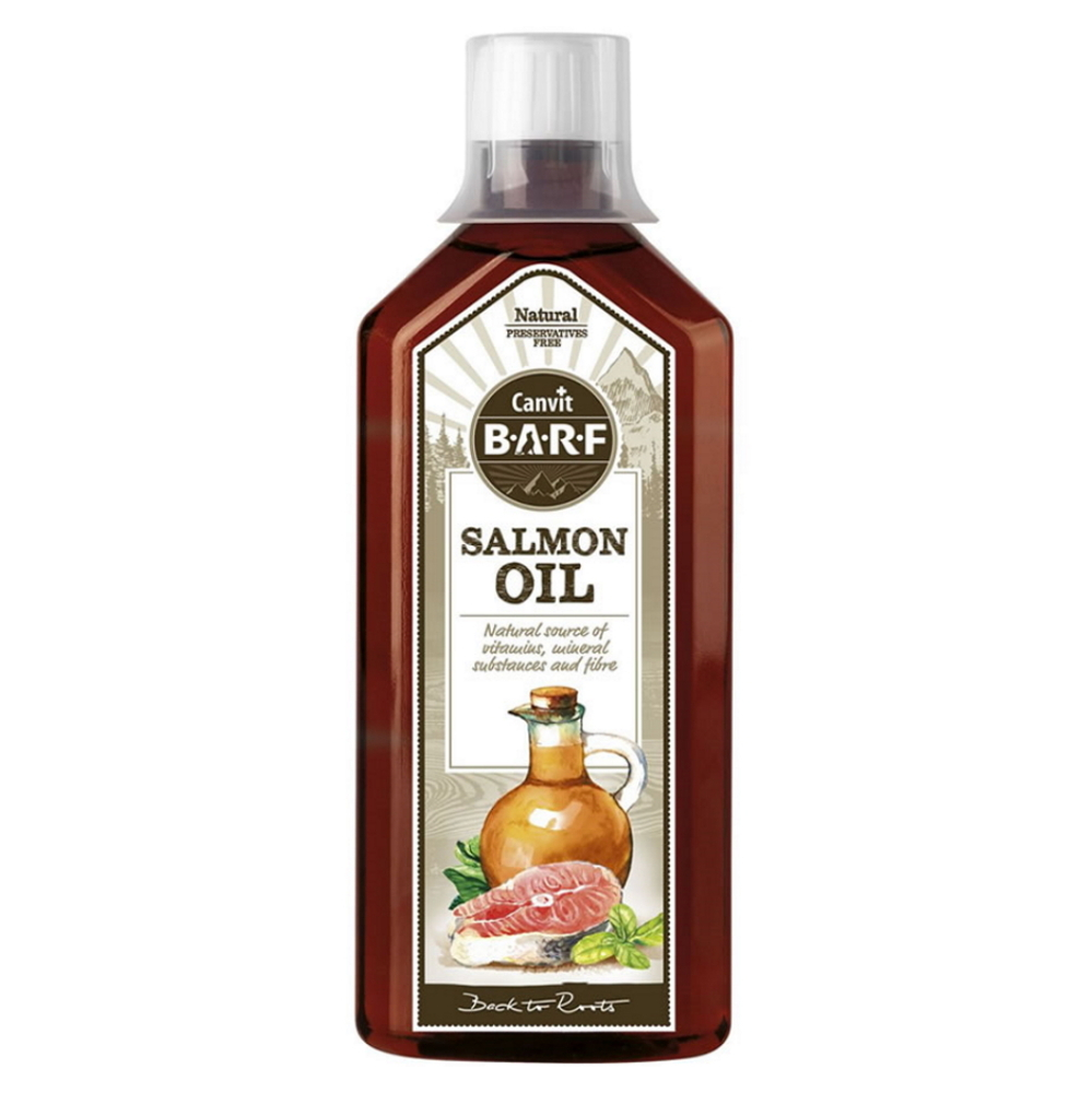CANVIT BARF Lososový olej pro psy 500 ml