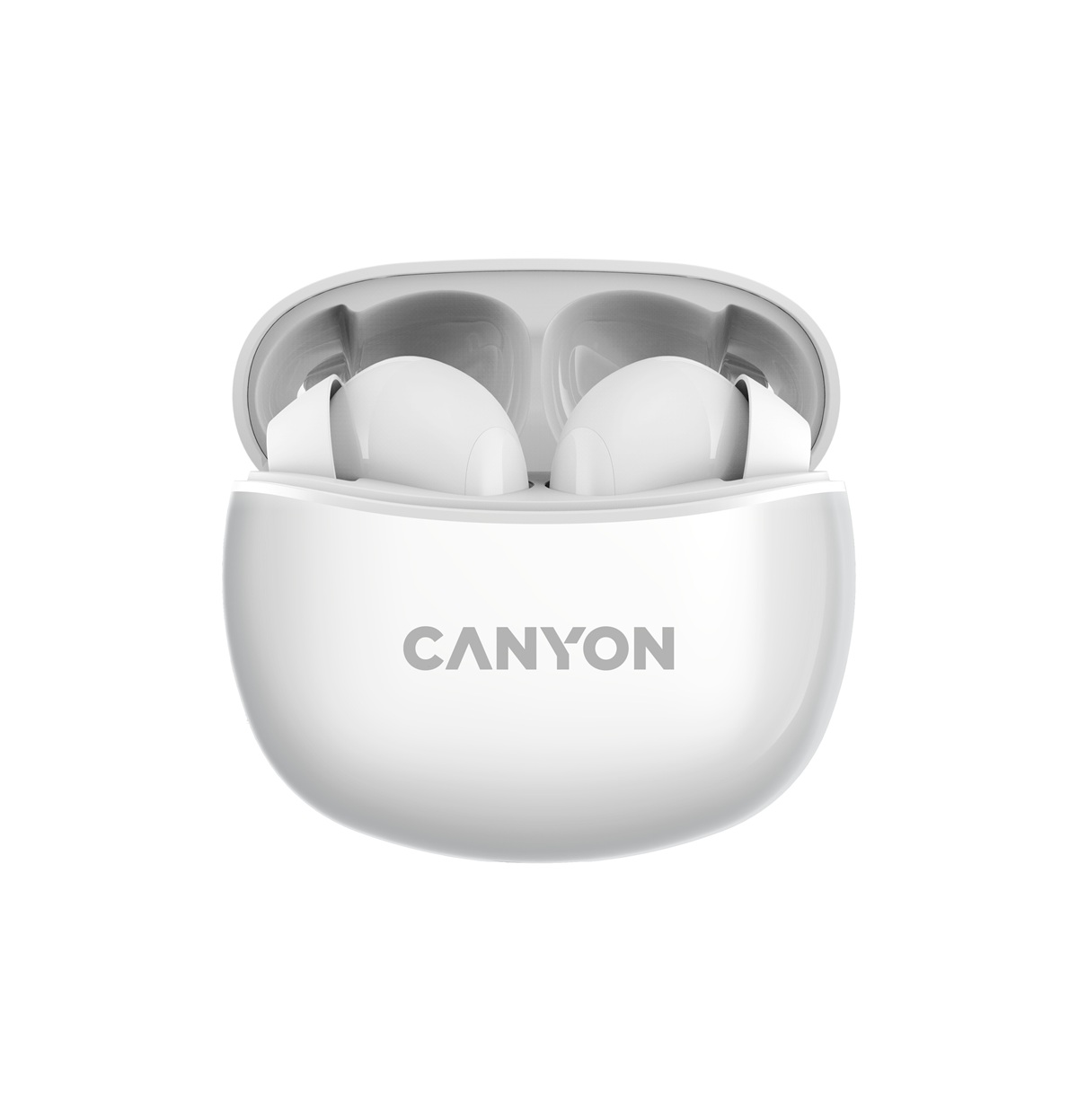 Canyon Bezdrátová stereo sluchátka True Wireless TWS-5 bílá