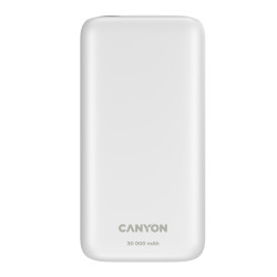 Canyon Power Bank PB-301, 30000mAh, bílá
