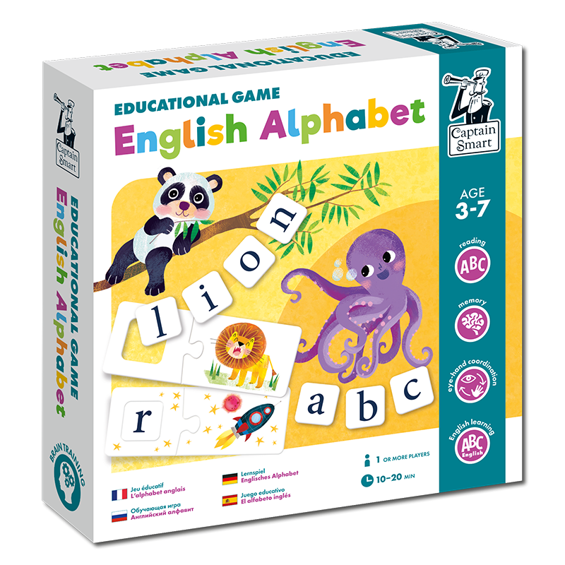 Captain Smart Anglická abeceda