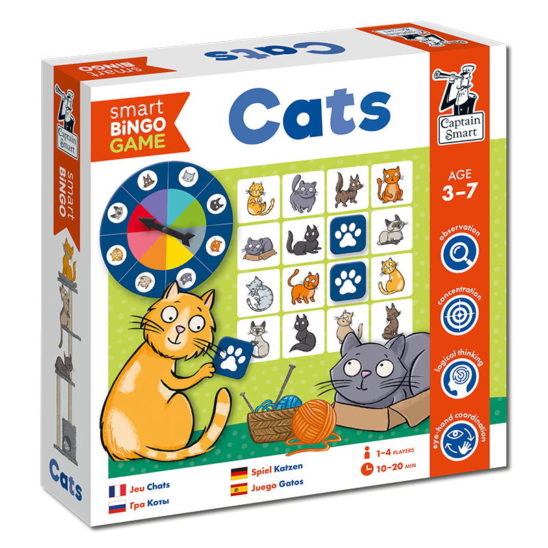 Captain Smart Chytré bingo - kočky