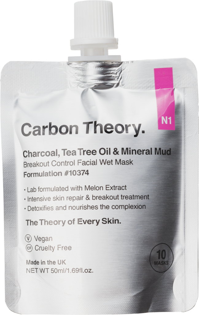 CARBON THEORY Mineral Mud Mask maska na obličej 100 ml