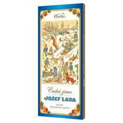 CARLA Čokoládové jazýčky mléčné motiv J. Lada 50 g