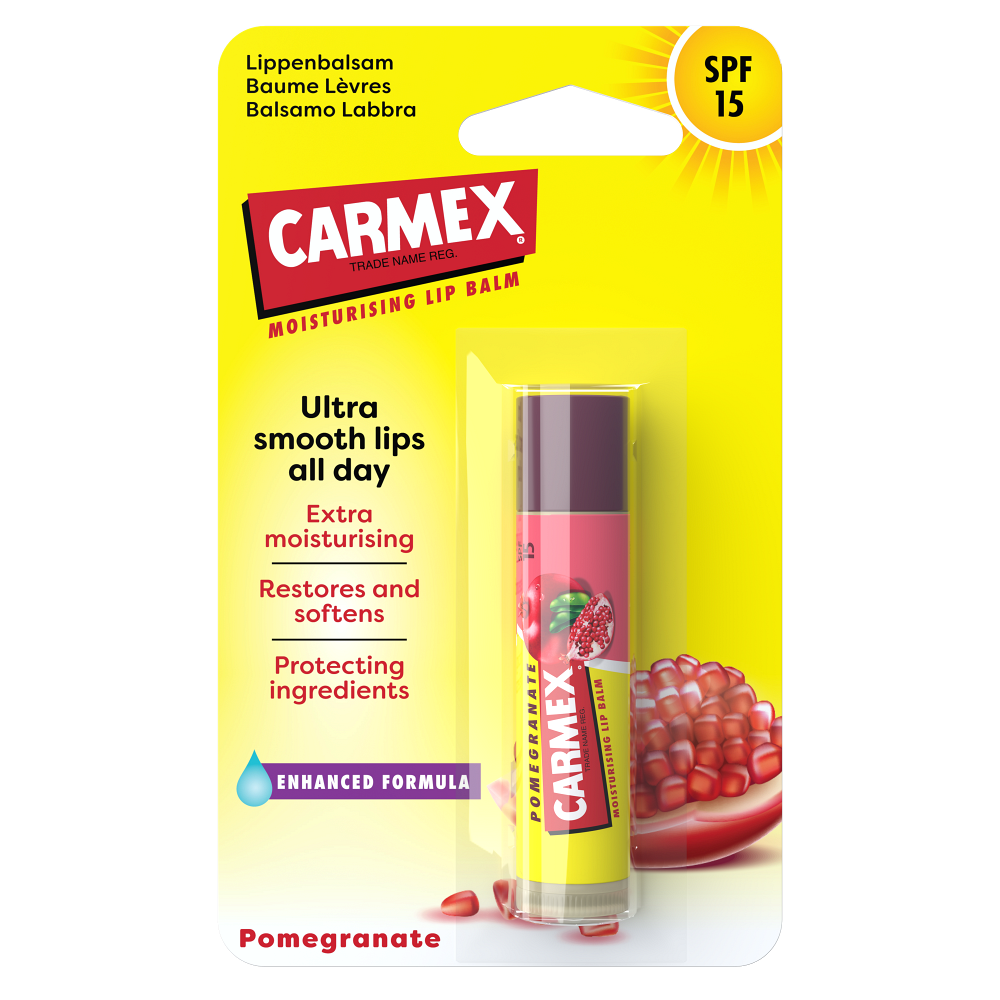 CARMEX Balzám na rty ultra hydratační SPF 15 Granátové jablko 4,25 g