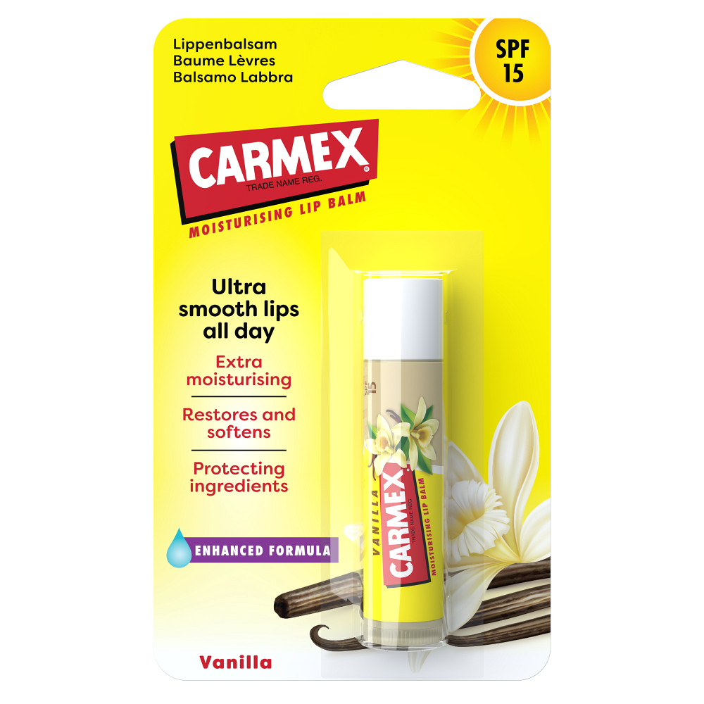 CARMEX Balzám na rty ultra hydratační SPF 15 Vanilka 4,25 g