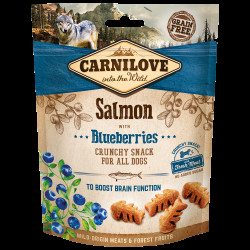 CARNILOVE Dog Crunchy Snack Salmon with Blueberries with fresh meat 200 g
