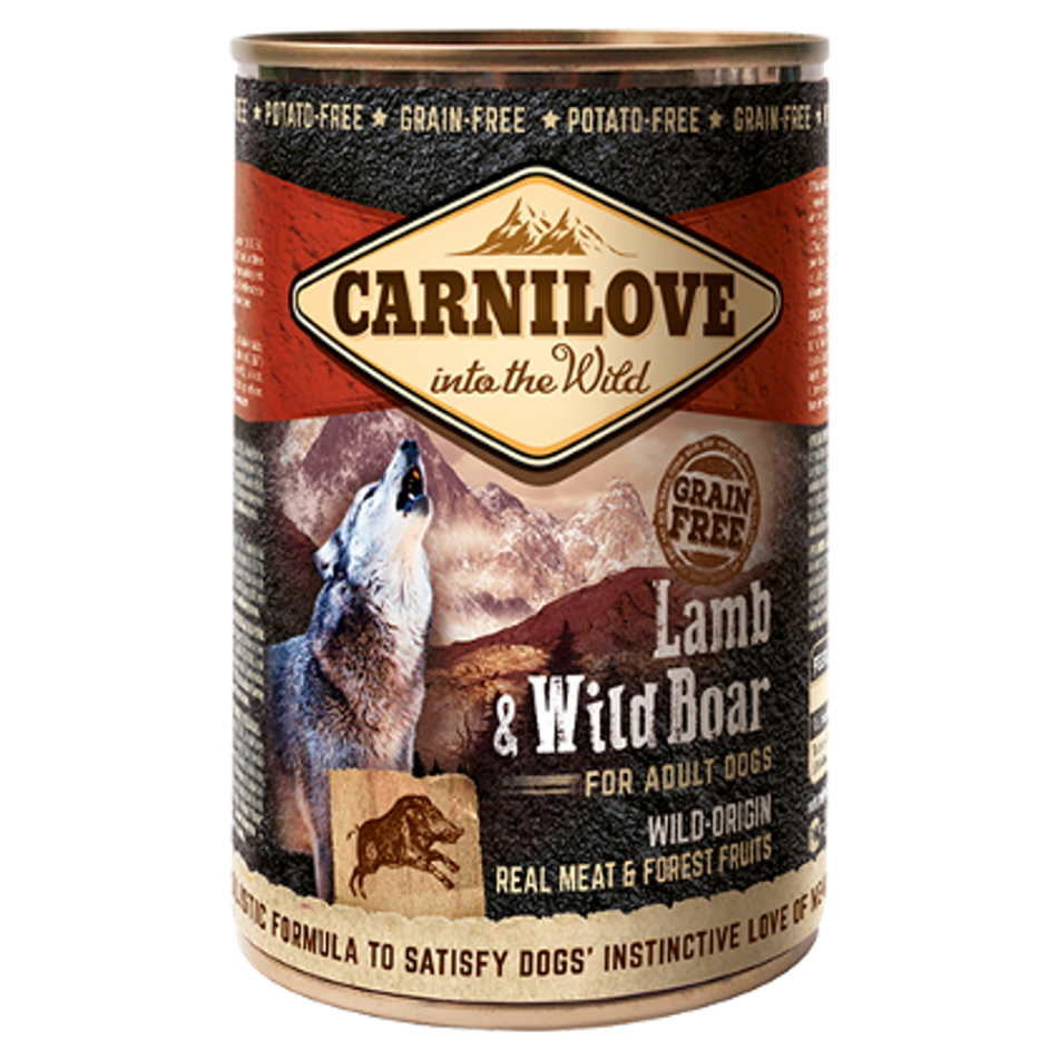 CARNILOVE Dog lamb & wild boar grain free pro psy 400 g