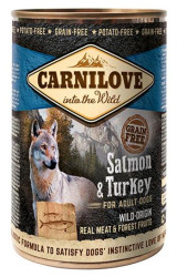CARNILOVE Konzerva Wild Meat Salmon & Turkey 400 g