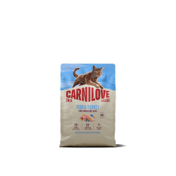 CARNILOVE True fresh cat granule ryba, krůta pro kastrované kočky 2 kg