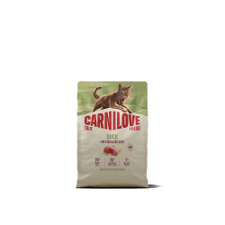 CARNILOVE True fresh cat granule s kachním pro kastrované kočky 2 kg