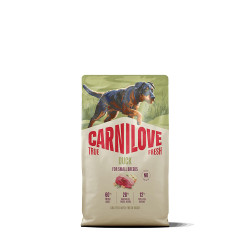 CARNILOVE True fresh dog granule kachní pro malá plemena psů 4 kg