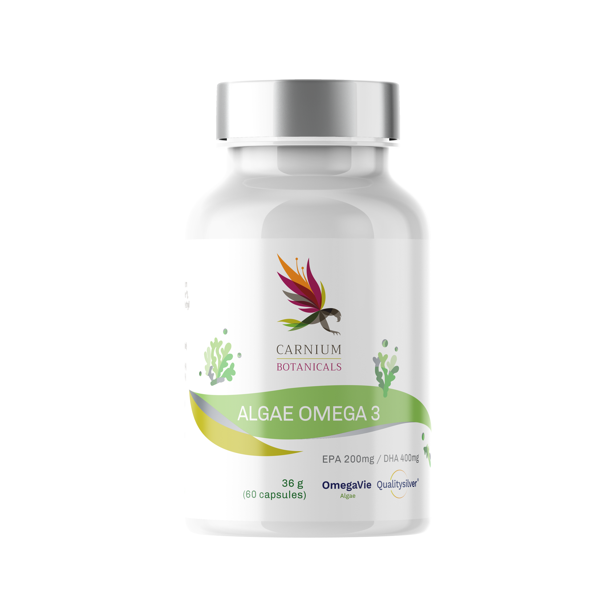 CARNIUM BOTANICALS Algae Omega 3 60 kapslí