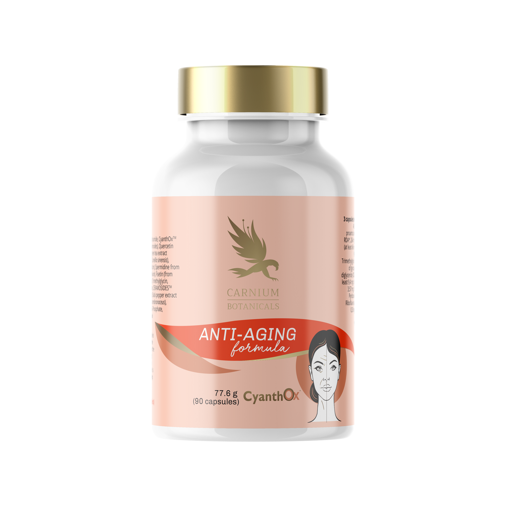 CARNIUM BOTANICALS Anti-Aging Formula 90 kapslí