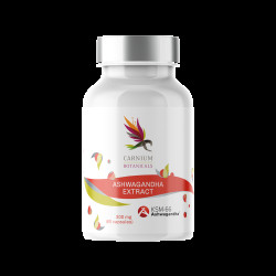CARNIUM BOTANICALS Ashwagandha Extract KSM-66 60 kapslí