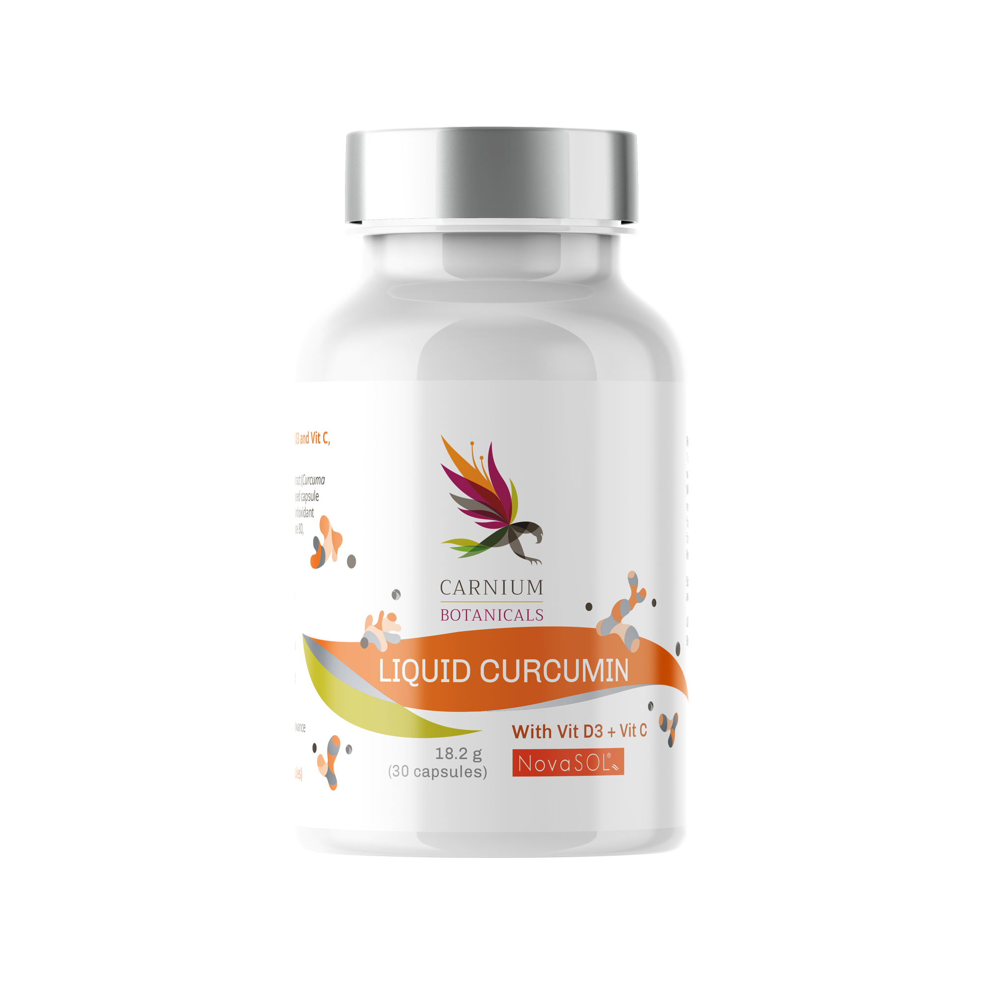 CARNIUM BOTANICALS Liquid Curcumin 30 kapslí