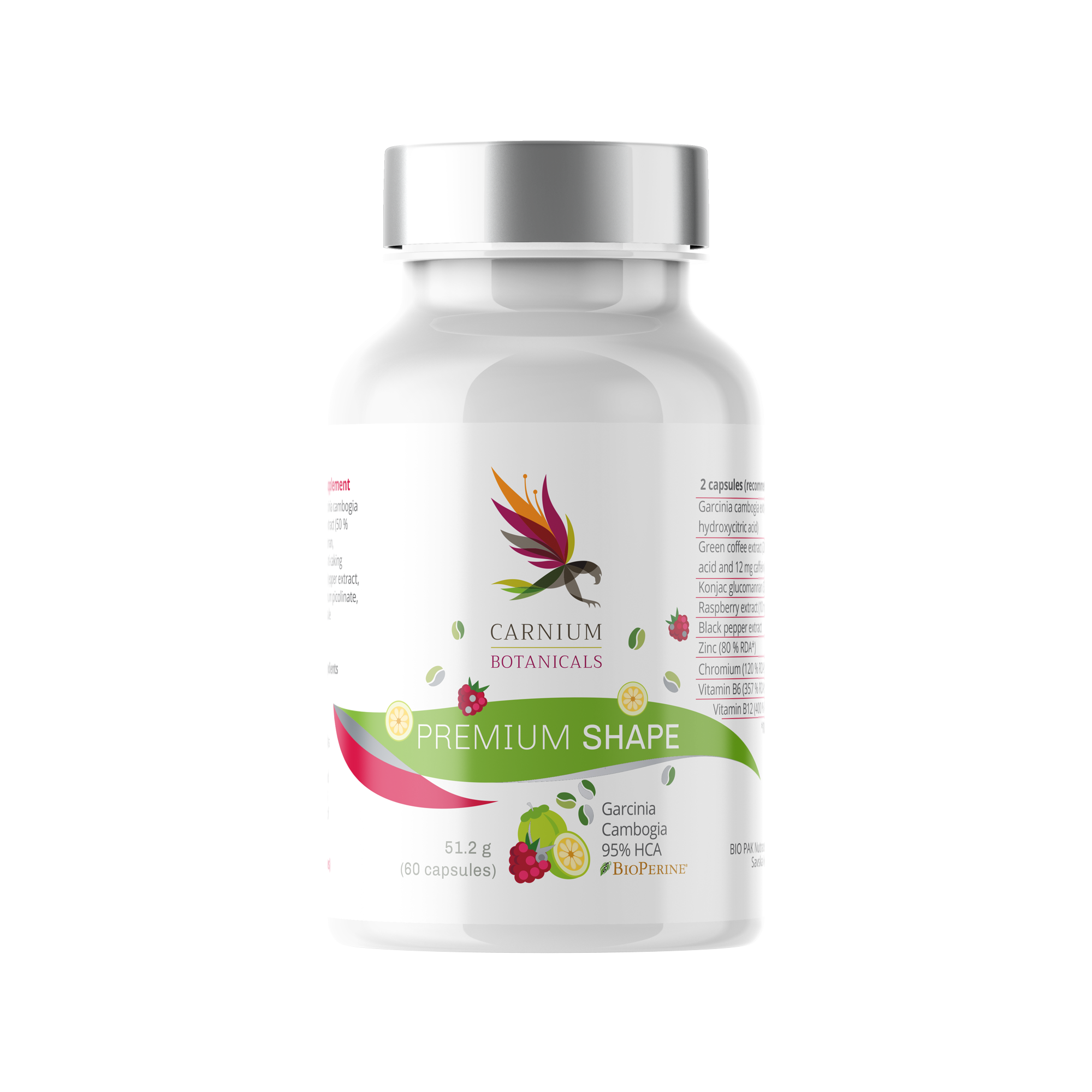 CARNIUM BOTANICALS Premium Shape 60 kapslí