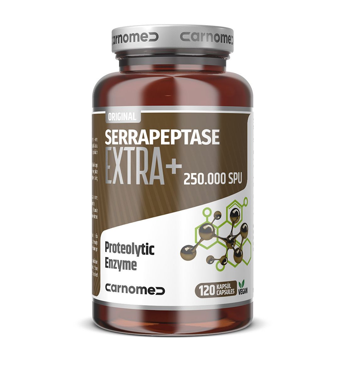 Carnomed Serrapeptase EXTRA+ 250.000 SPU 120 kapslí