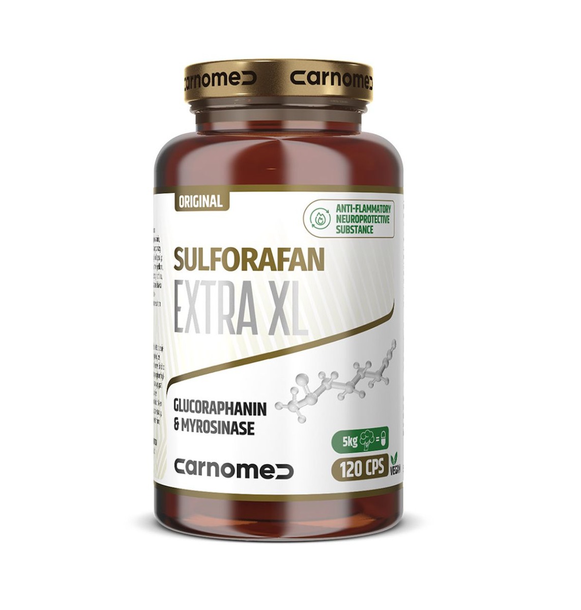 Carnomed Sulforafan EXTRA XL Pure Gold Edition 120 kapslí