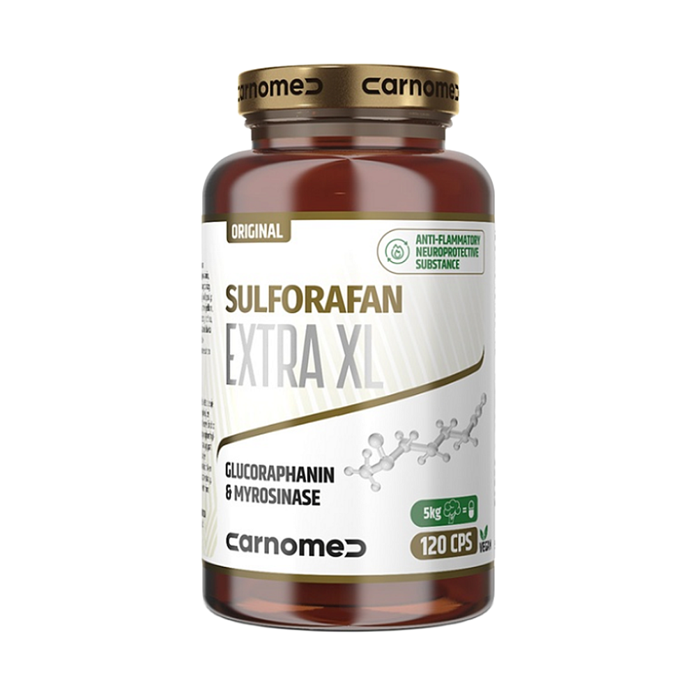 CARNOMED Sulforafan Extra XXL 120 kapslí