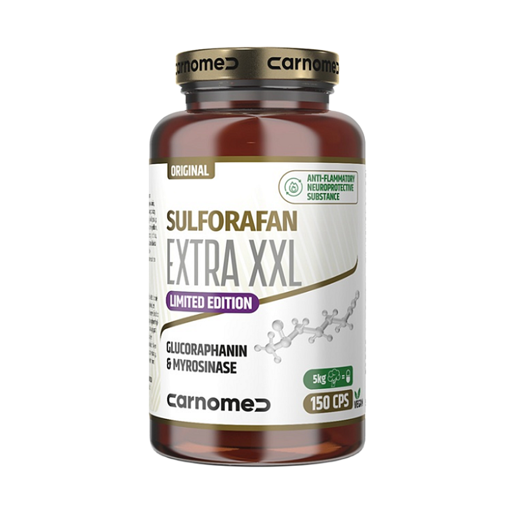 CARNOMED Sulforafan Extra XXL 150 kapslí