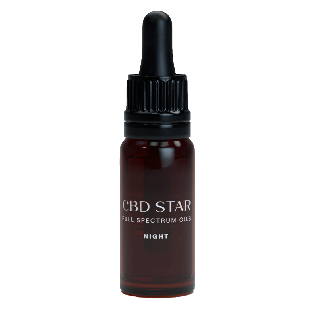 cbdstar CBD “NIGHT” olej 10% - 10ml Full Spectrum CBD, 10 ml