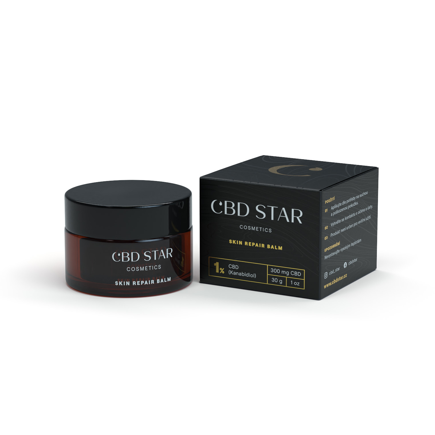 cbdstar Skin Repair Balm vyživující balzám s CBD