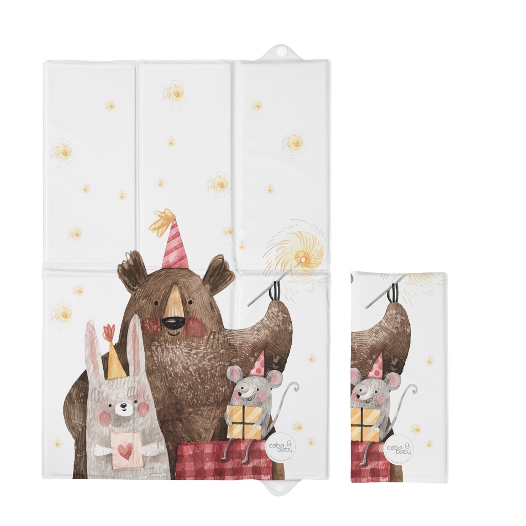 Ceba Podložka přebalovací cestovní (40x60) Basic - Medvěd