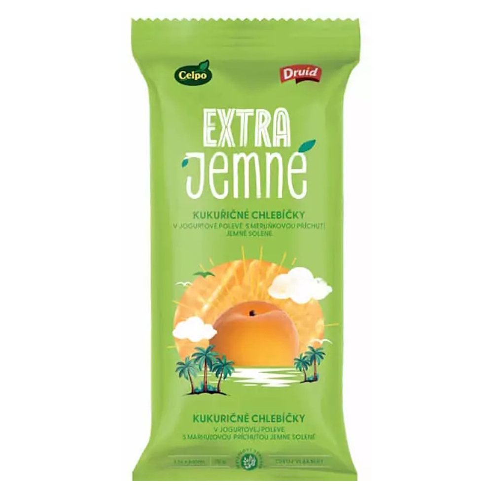 CELPO Extra jemné kukuřičné chlebíčky jogurt meruňka 70 g