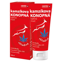 CEMIO Kamzíkova konopná mast chladivá 200 ml