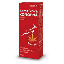 CEMIO Kamzíkova konopná mast hřejivá 200 ml