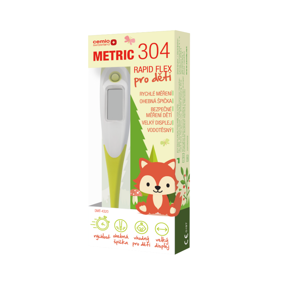 Cemio Metric 304 Rapid Flex Digitální teploměr dětský