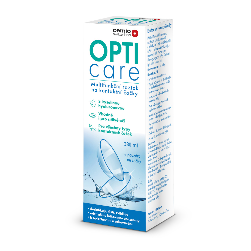 Cemio OPTI care multifunkční roztok na kontaktní čočky 380 ml