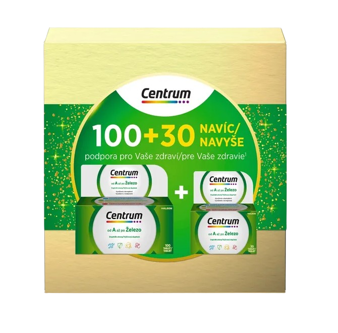 CENTRUM AZ Multivitamín, Dárkové balení 100 + 30 tablet