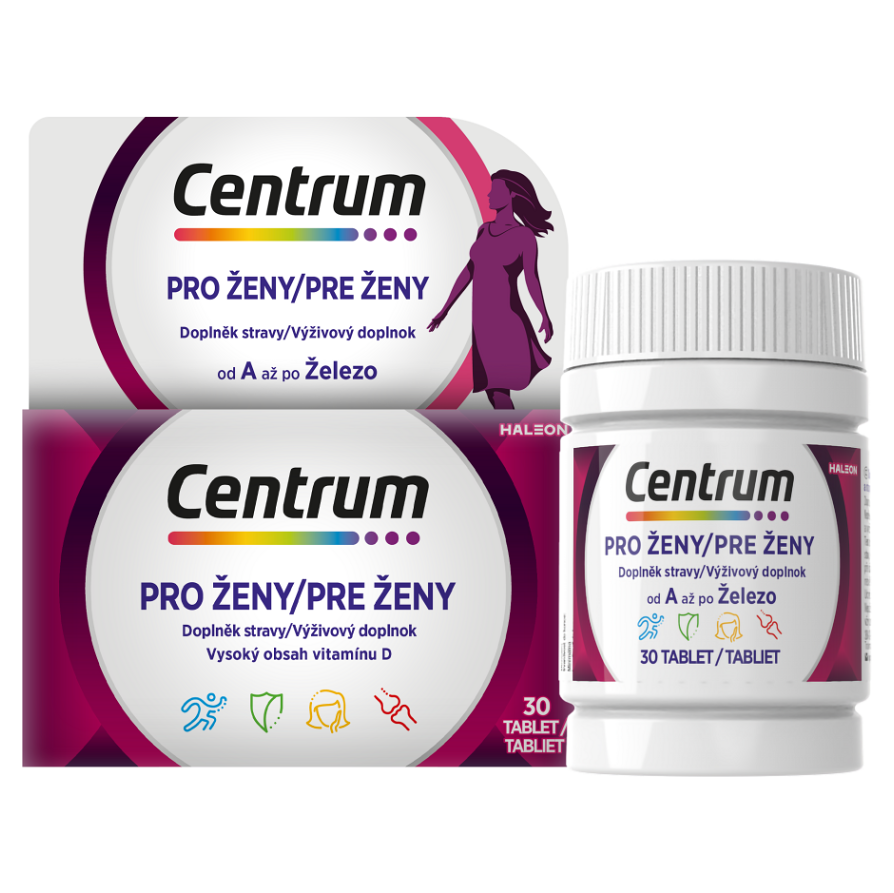 CENTRUM Multivitamín pro ženy 30 tablet