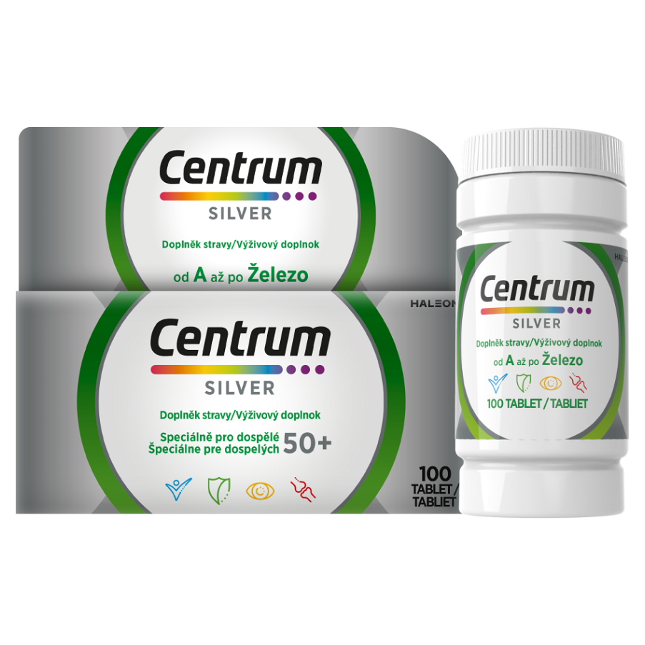 CENTRUM Multivitamín silver 50+  100 tablet