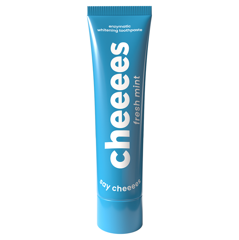 CHEEEES Fresh mint enzymatická bělící zubní pasta 60 g