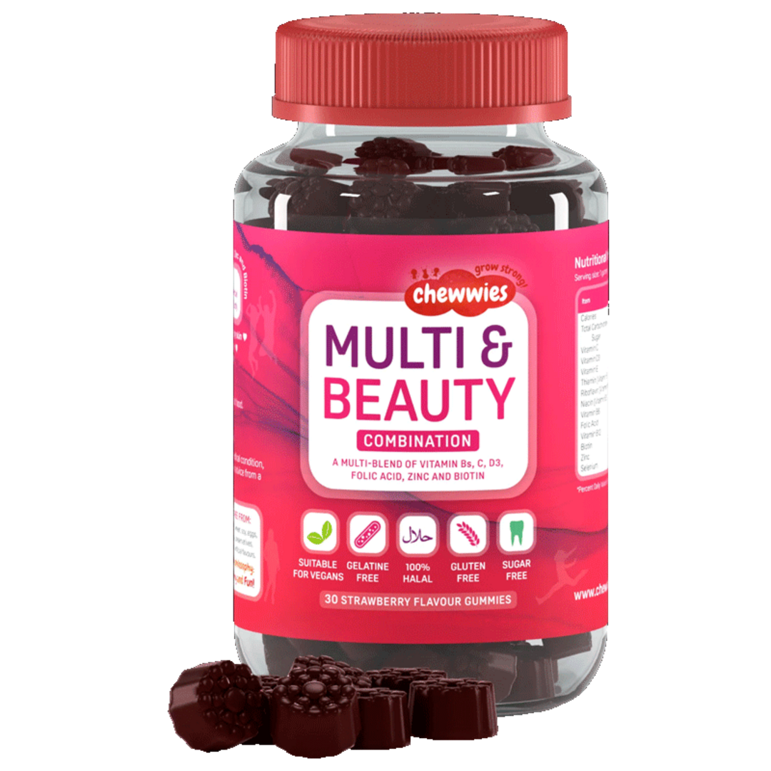 Chewwies Womens Multi & Beauty - 30 želé