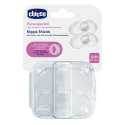 Chicco Chránič bradavek SkinToSkin silikon S/M 2 ks