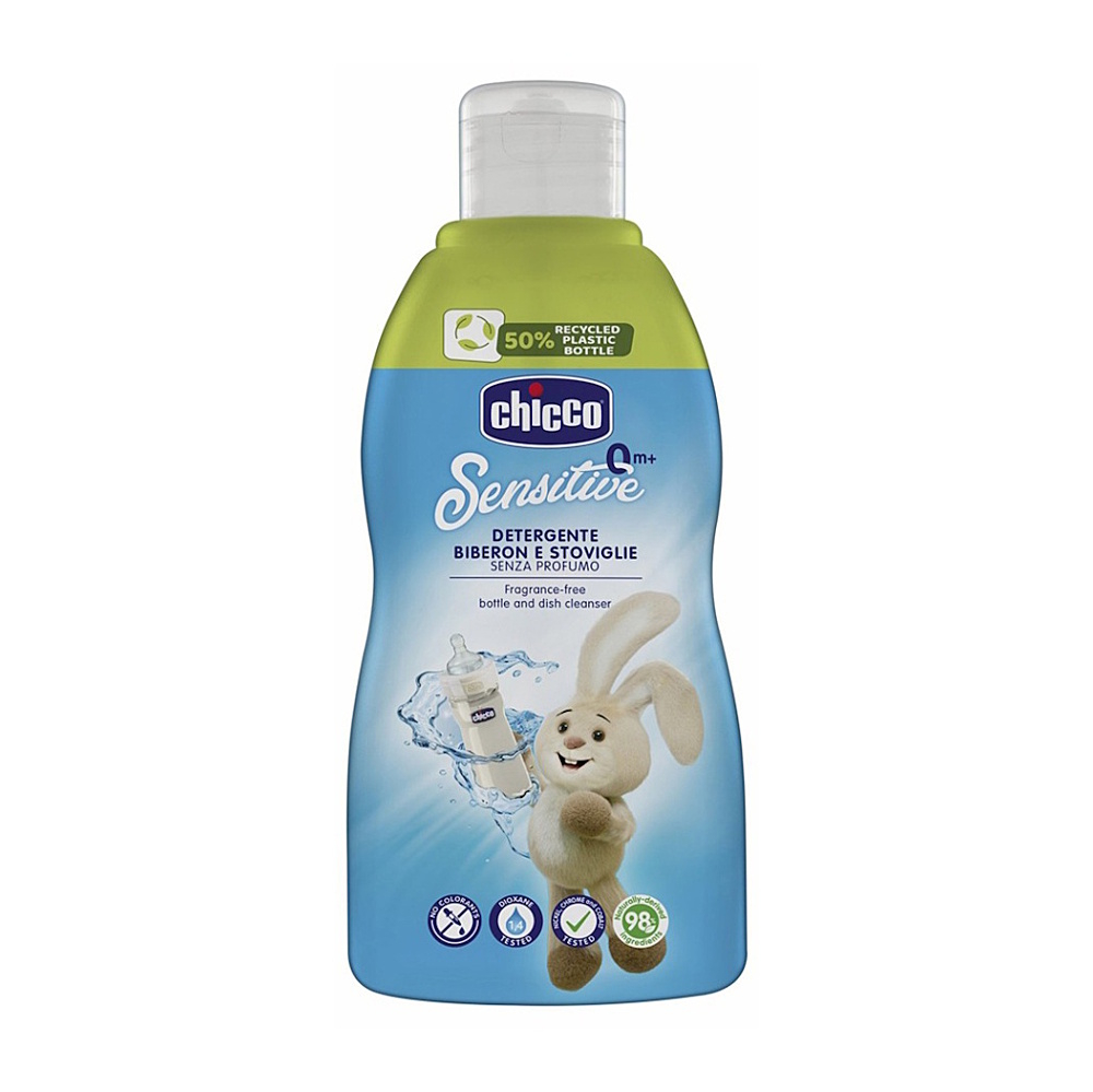 CHICCO Čisticí prostředek na láhve a dudlíky Sensitive 300 ml 0 m+