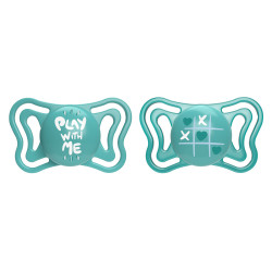 Chicco Dudlík Physio Light silikonový modrý 16–36 m 2 ks