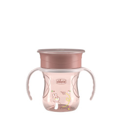 Chicco Hrneček 360 Perfect X s držadly 12m+ 200 ml pink