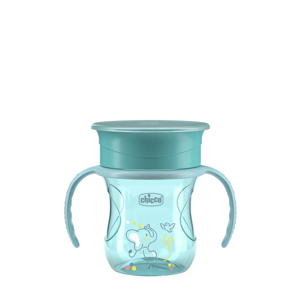 Chicco Hrneček 360 Perfect X s držadly 12m+ 200 ml teal