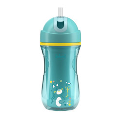Chicco Hrneček Sport termo se slámkou 14m+ 266 ml teal