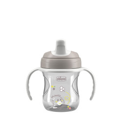 Chicco Hrneček Training s držadly 6m+ 200 ml grey