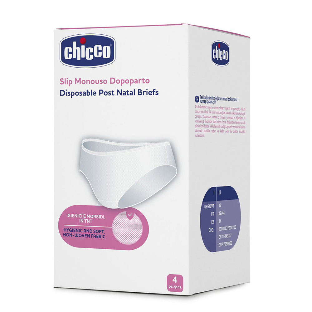 Chicco Kalhotky po porodu jednorázové vel. 3 4 ks
