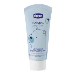 CHICCO Krém na dětskou tvář Natural Sensation s bambuckým máslem a vitaminem E, 0m+, 50 ml