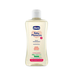 Chicco Masážní olej na mléčnou krustu Baby Moments Sensitive 0m+ 200 ml